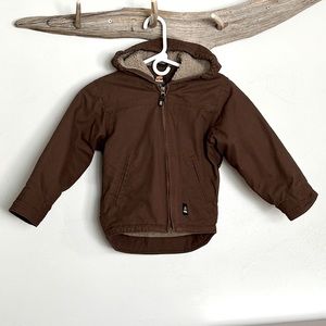 Berne Kids Duck Sherpa-Lined Hooded Jacket